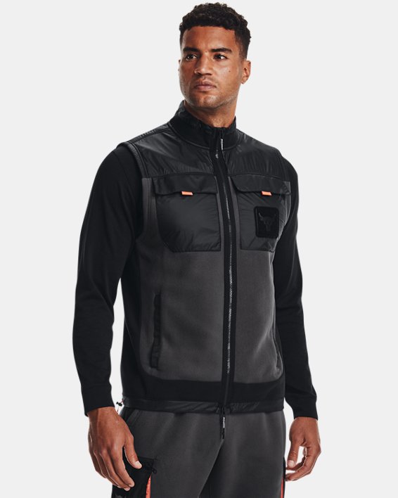 Men's Project Rock MicroFleece Full-Zip Vest