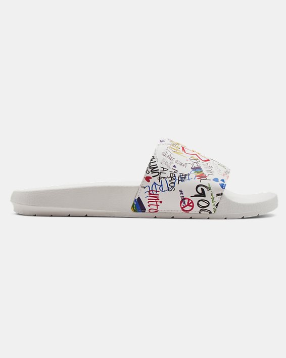 Unisex UA Core Remix Pride Slides