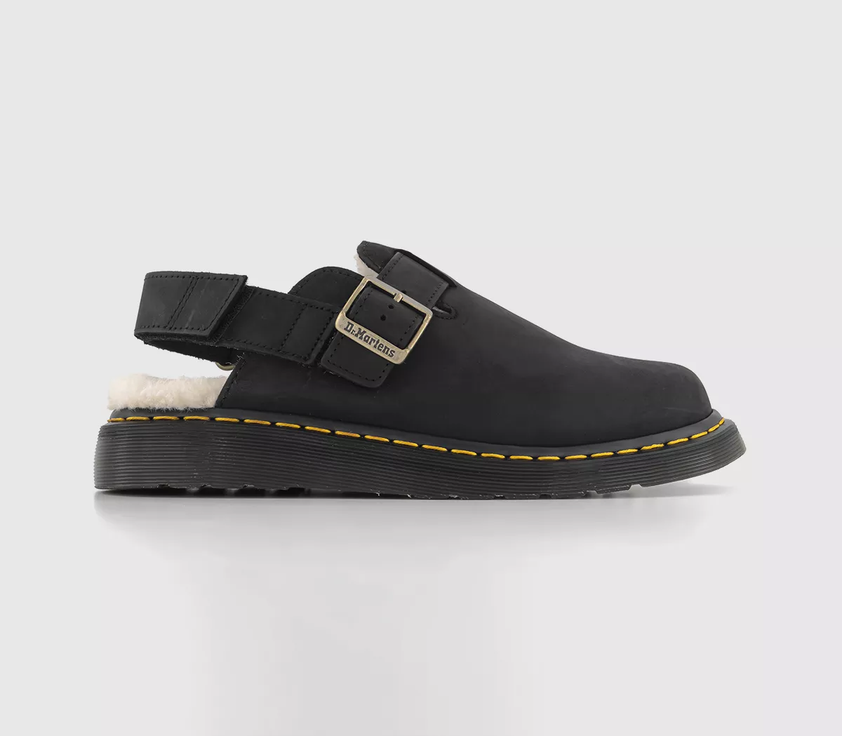 Dr. Martens Jorge II Fur Lined M Clogs Black Archive