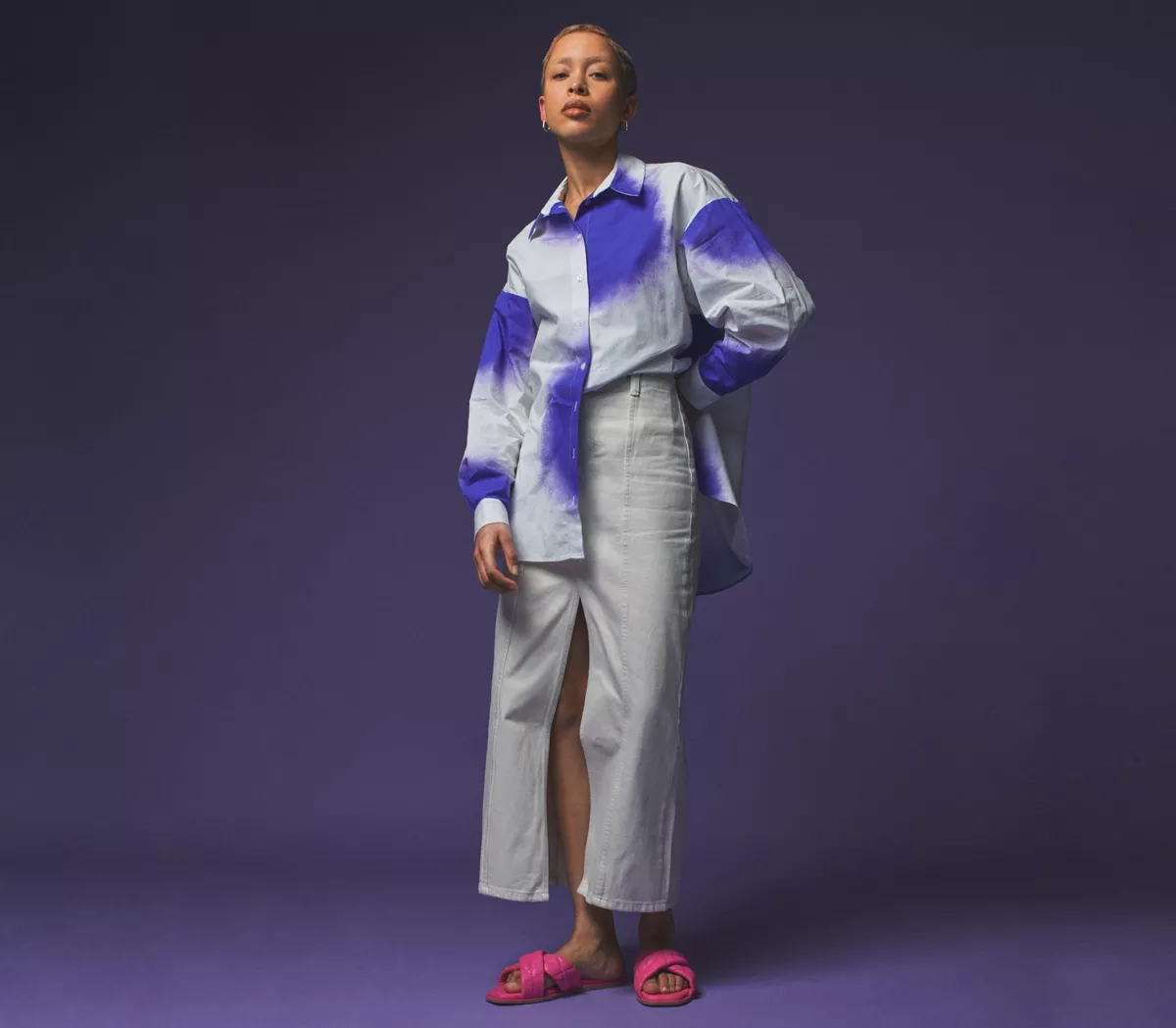 OFFICE Squeeze Squishy Cross Over Sandals Pink