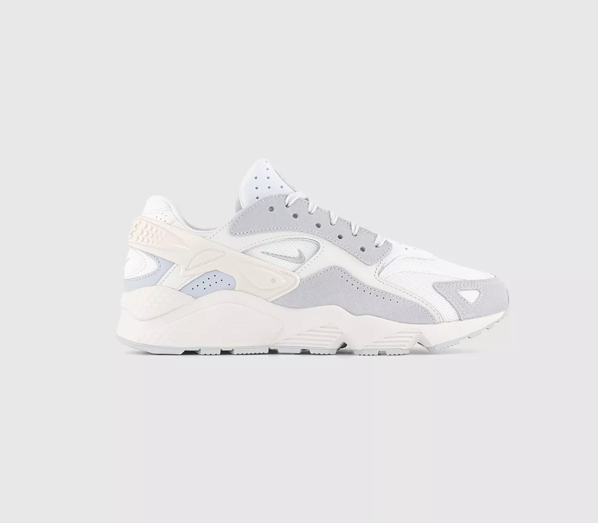 Nike Nike Air Huarache Runner Trainers Summit White Metallic Silver White