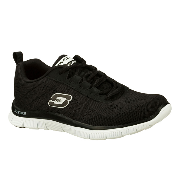 Skechers Women Flex Appeal - Sweet Spot Black/White