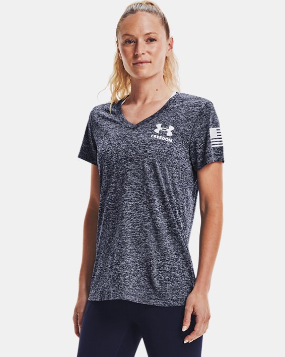 Women's UA Tech Freedom Short Sleeve V-Neck