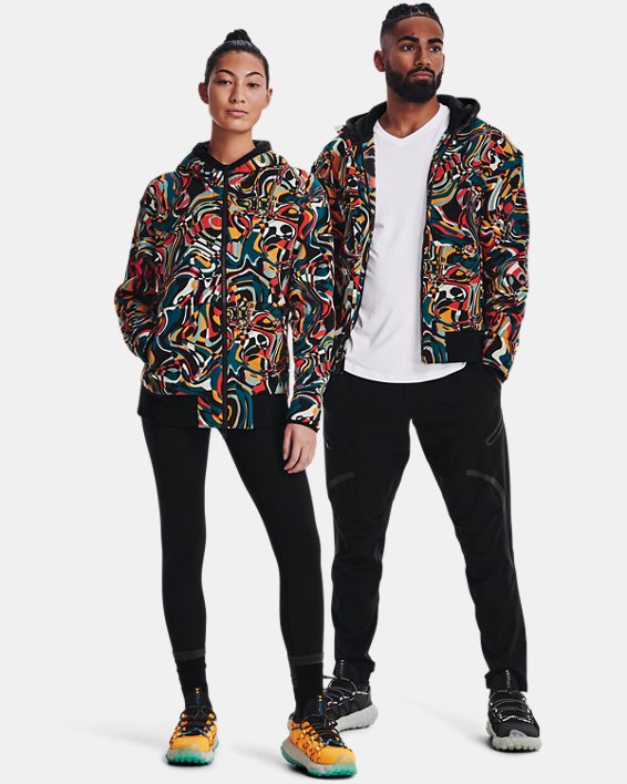 Unisex UA DNA Fleece Printed Full-Zip Hoodie