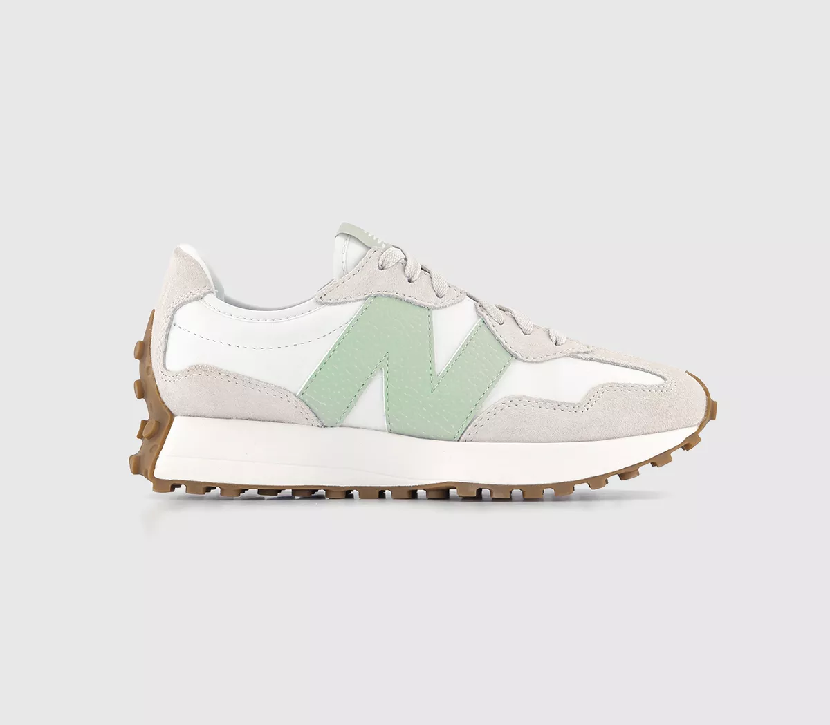 New Balance 327 Trainers Silver Moss Cream White