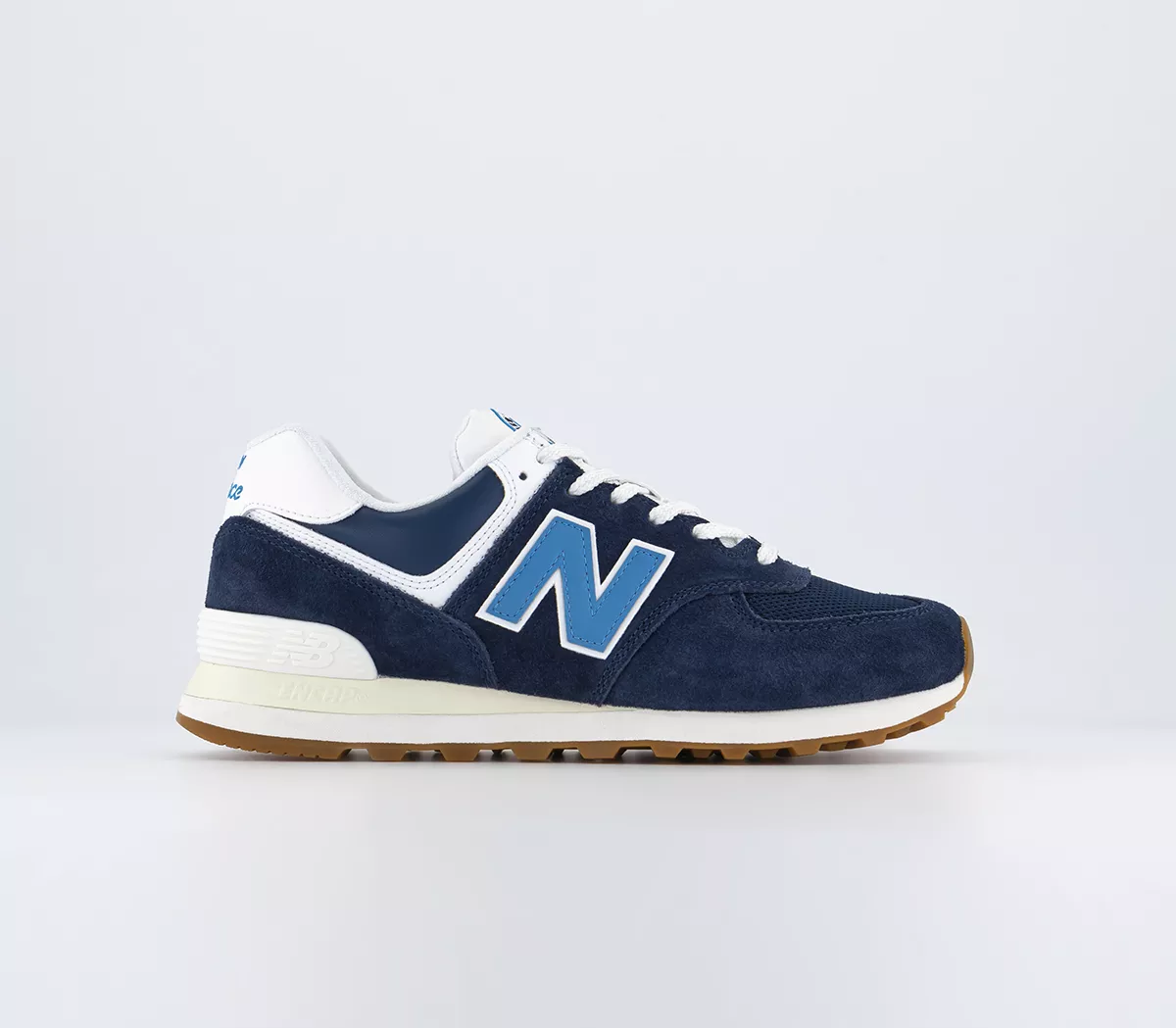 New Balance 574 Trainers  Dark Navy Blue White