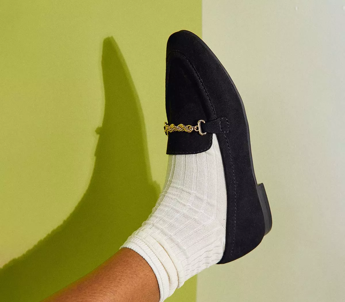 OFFICE Fresh Start Snaffle Loafers Black