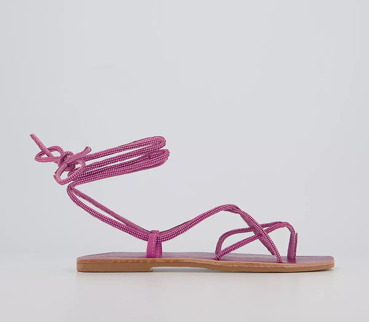 OFFICE Sasha Embellished Sandals Pink Embellished