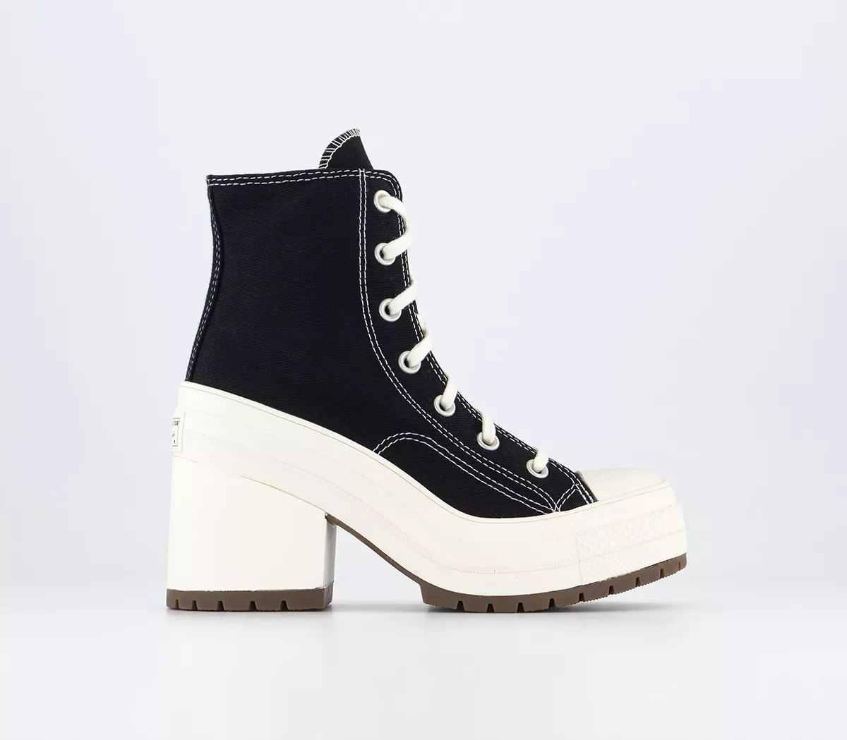 Converse Chuck 70 Heeled Trainers  Black White Egret