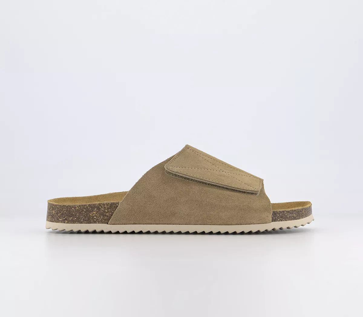 OFFICE Santiago Sliders Beige Suede