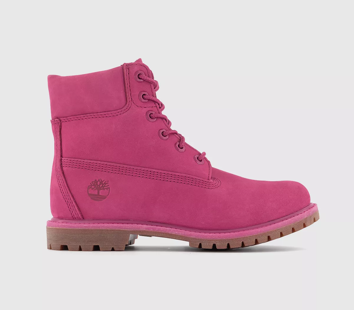 Timberland Premium 6 Boots Dark Pink Nubuck