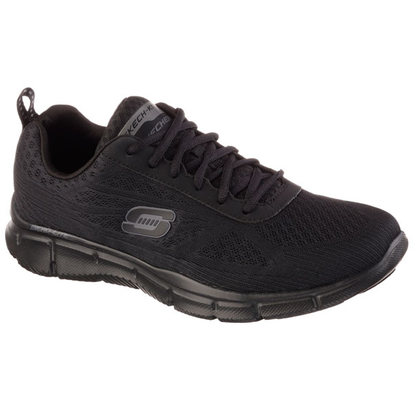 Skechers Men Wide Fit (2E) Shoes - Quick Reaction Black