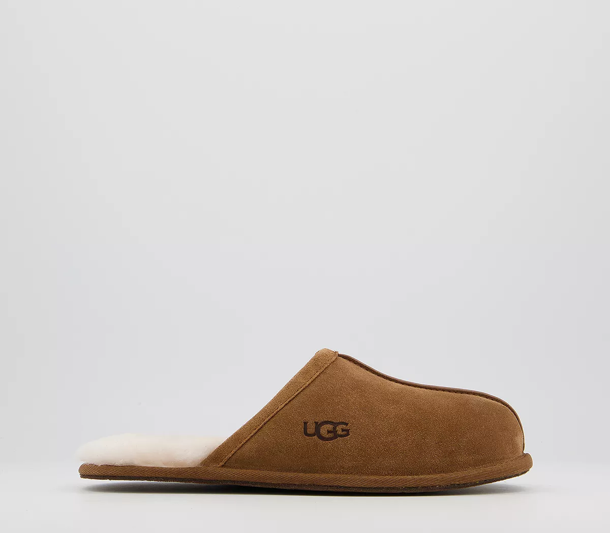 UGG Scuff Slippers Chestnut Suede New