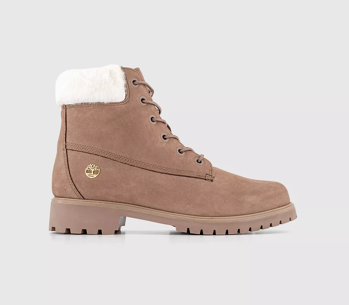 Timberland Lyonsdale Shearling Boots Brown
