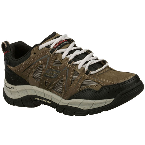 Skechers Men Extra Wide Fit (4E) Shoes - Rig Brown/Black