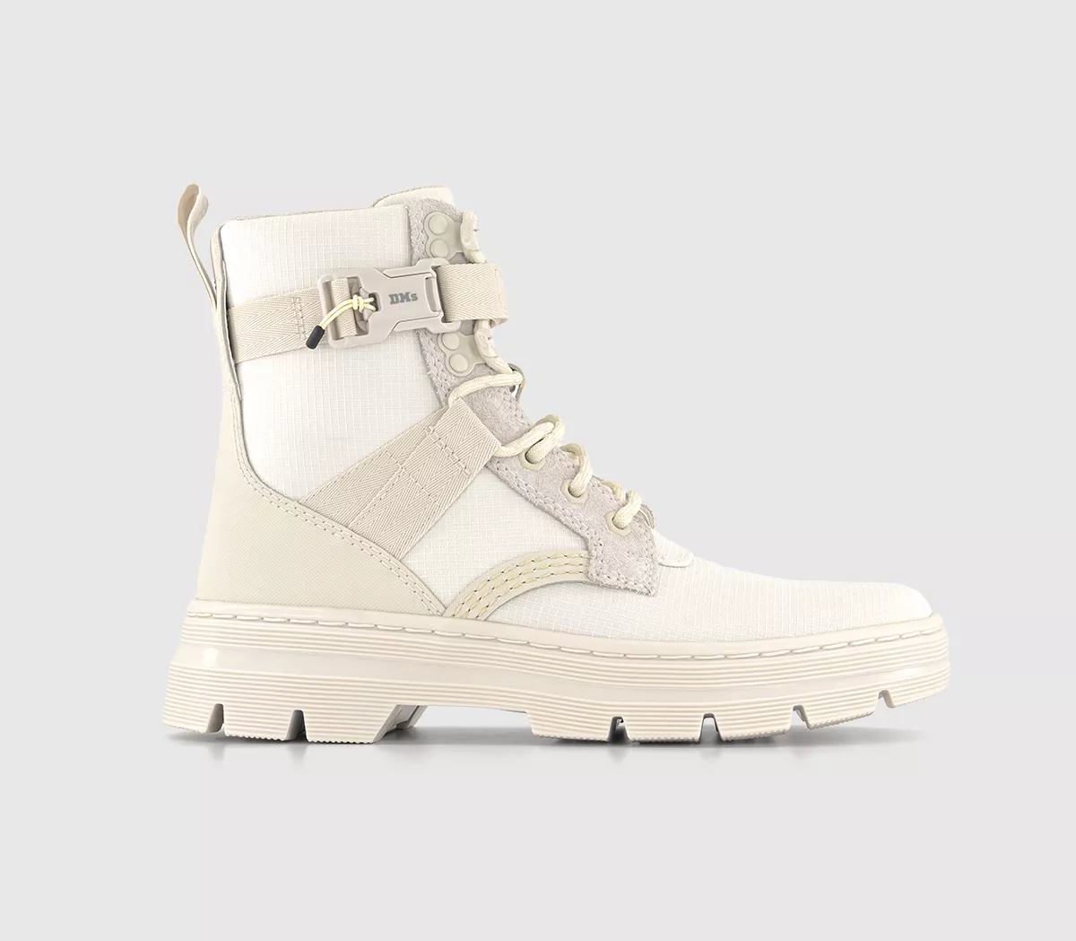 Dr. Martens Combs Tech II Boots Off White Poly Ripstop