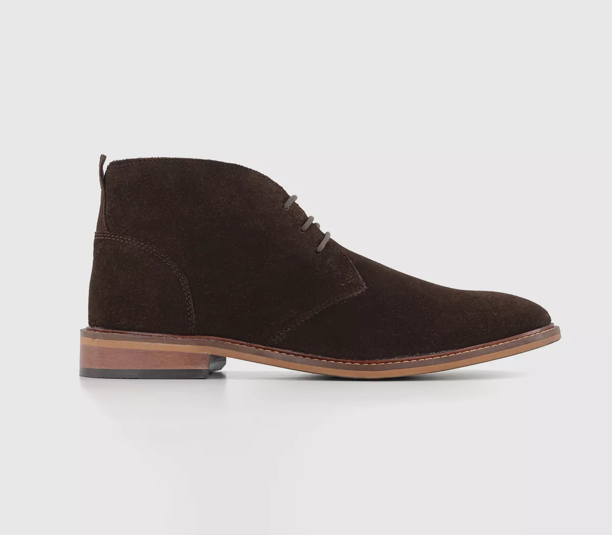 OFFICE Beachcombe Chukka Boots Chocolate Suede
