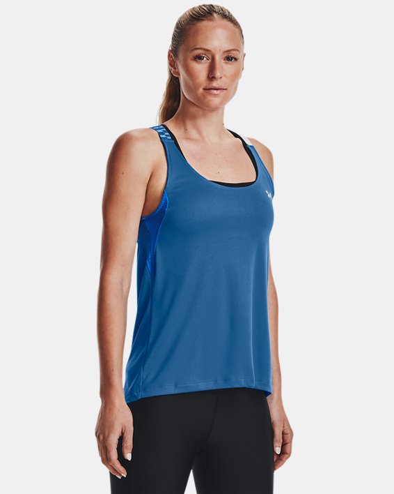 Women's HeatGear Armour Wordmark Double Strap Tank