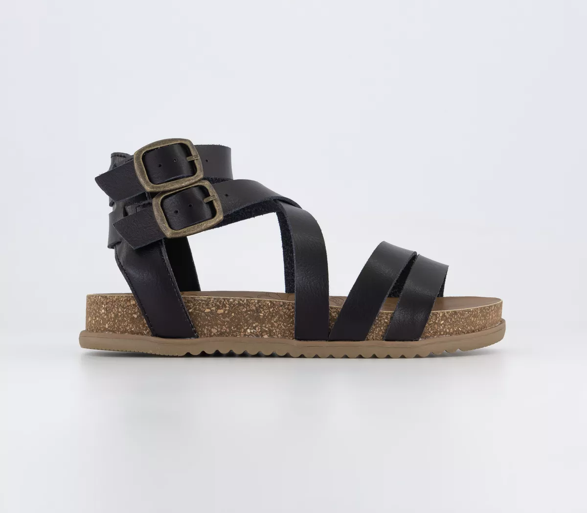 Blowfish Malibu Fandie Sandals Black Dyecut