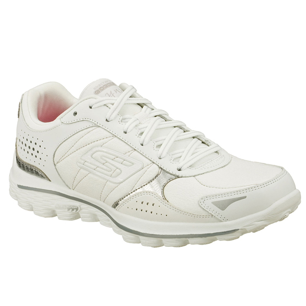 Skechers Women GOwalk 2 Golf - Lynx LT White/Silver