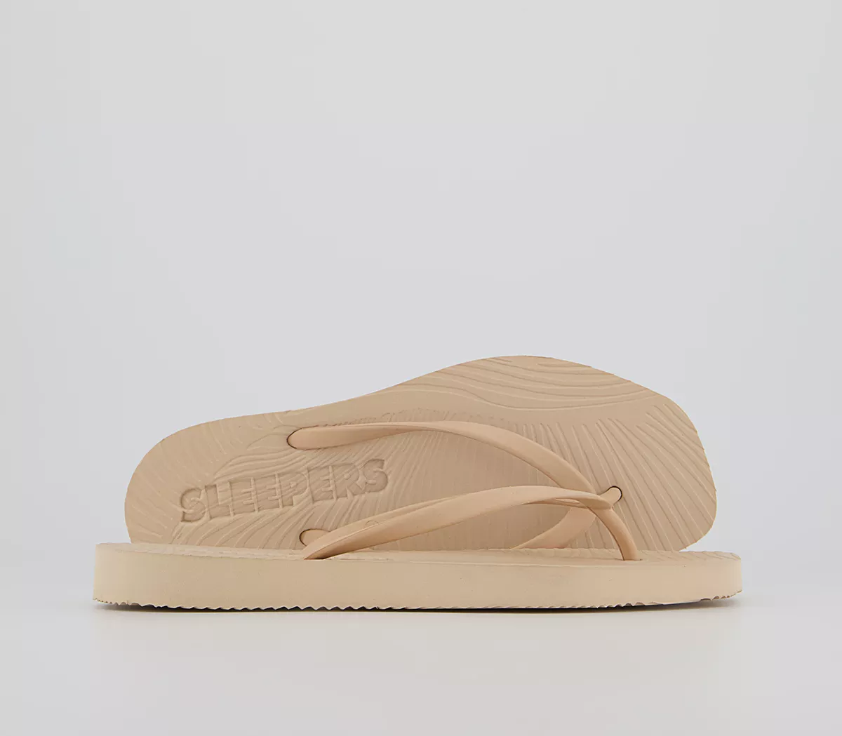 Sleepers Sleepers Tapered Flip Flops Beige