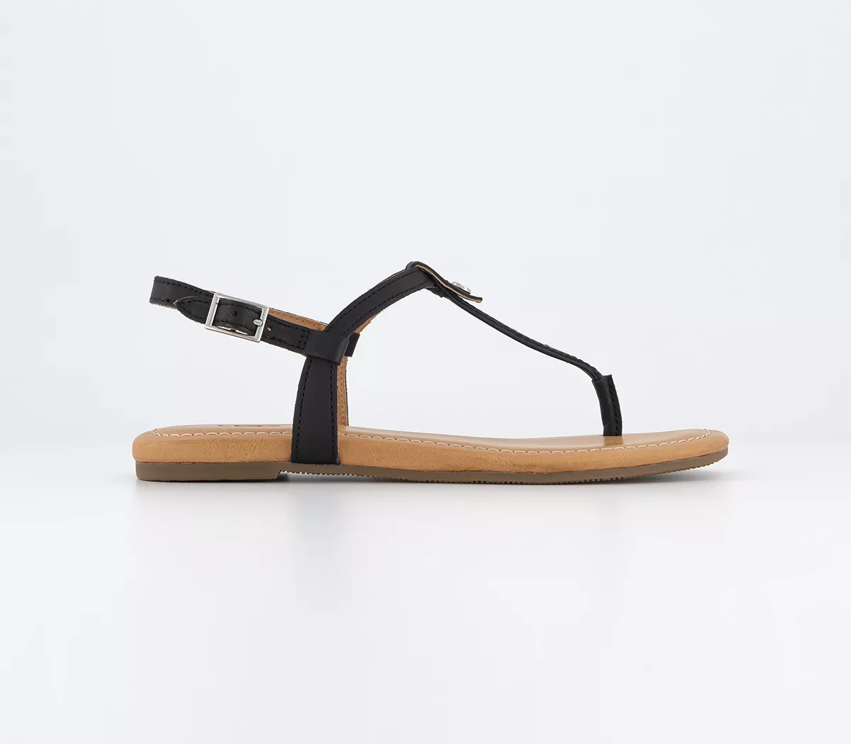 UGG Madeena Toe Thong Sandals Black