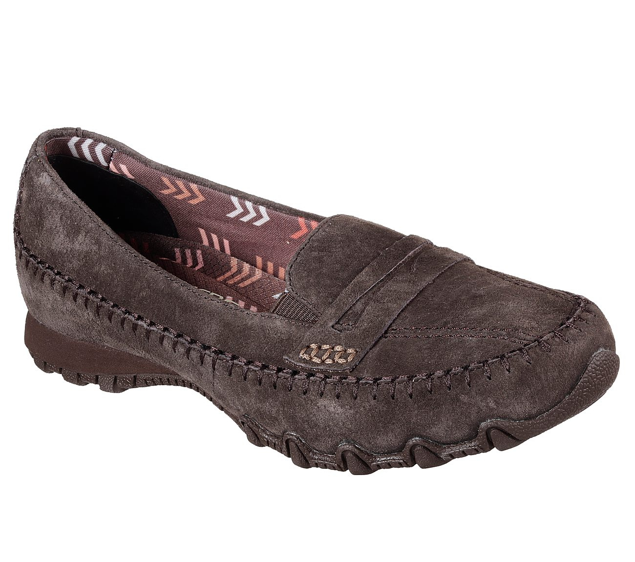 Skechers Women Relaxed Fit: Bikers - Penny Lane Chocolate