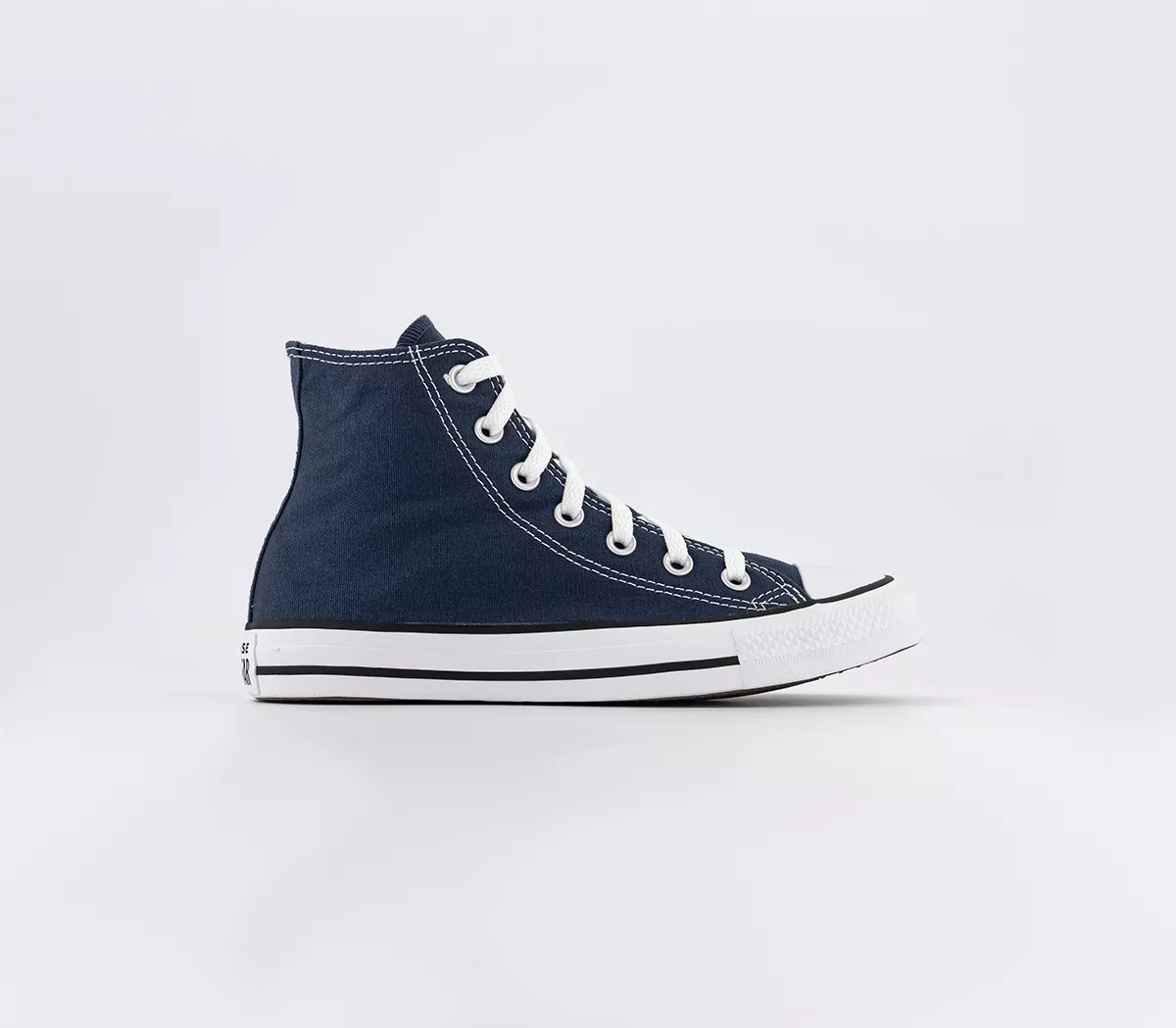 Converse All Star Hi Trainers Navy Canvas