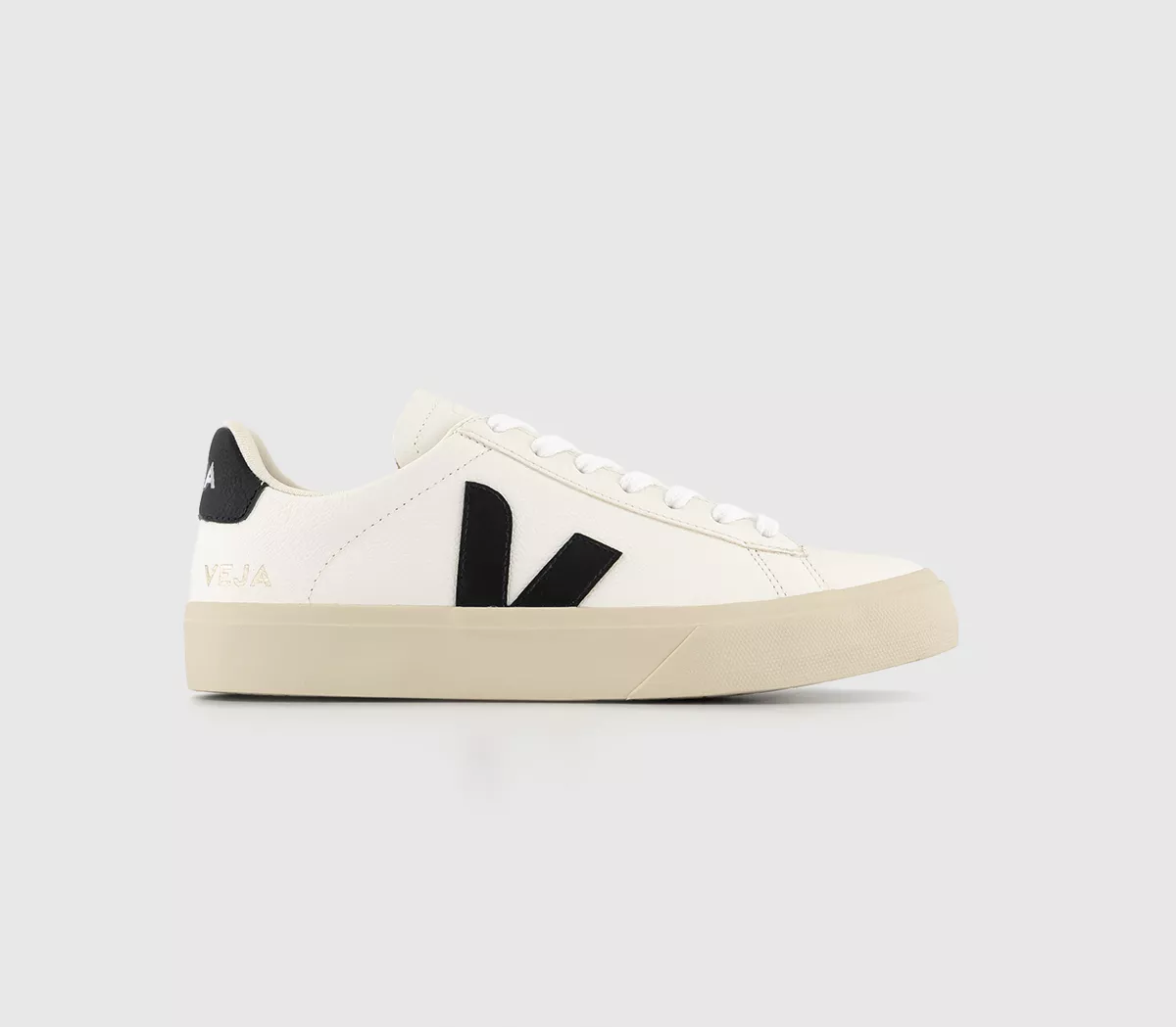 VEJA Campo Trainers White  Black Leather F