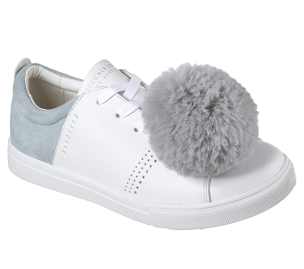Skechers Women Moda - Pom Street White/Gray