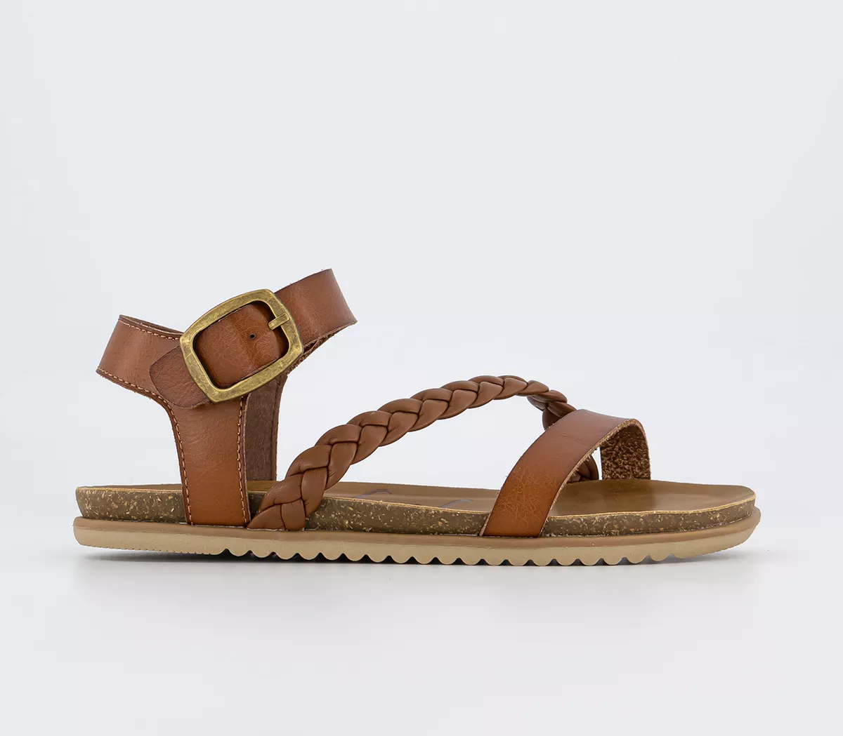 Blowfish Malibu Mylo Sandals Wood Dyecut