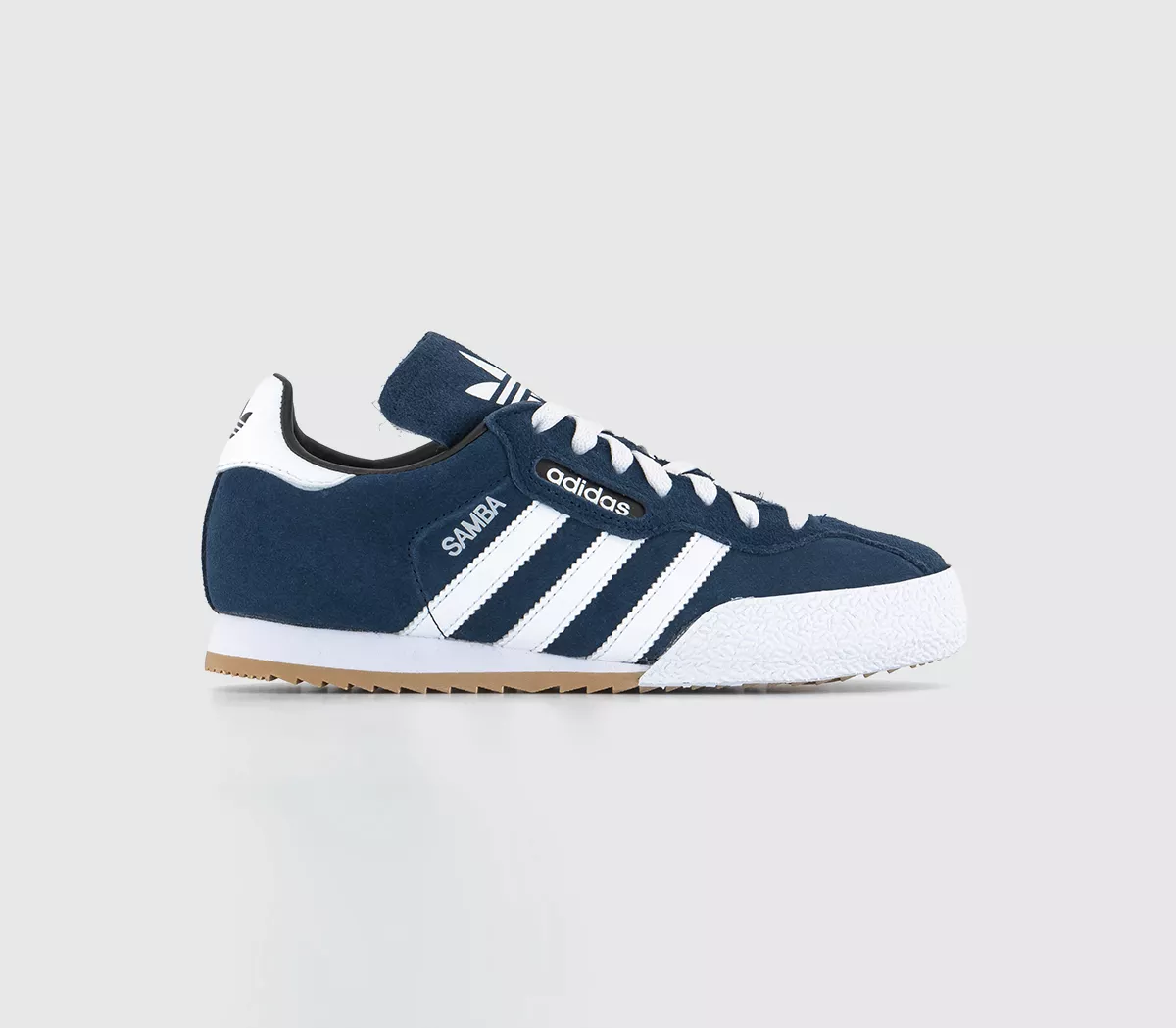 adidas Samba Super Suede Trainers Navy White Navy