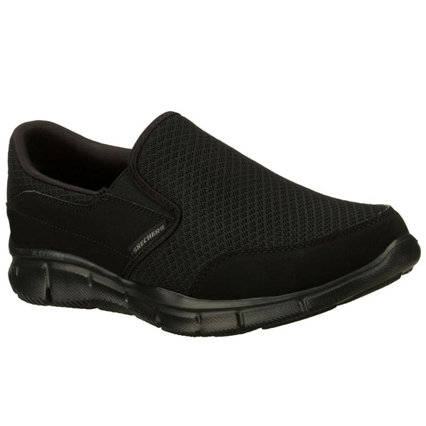 Skechers Men Wide Fit (2E) Shoes - Persistent Black