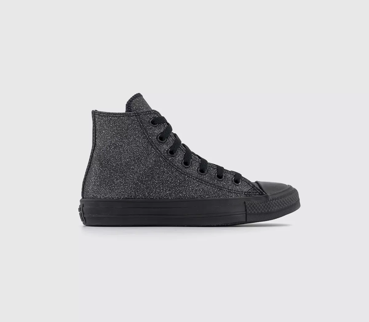 Converse Converse All Star Hi Trainers  Black Black Black Glitter
