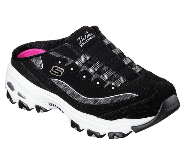 Skechers Women D'lites - Resilient Black/White