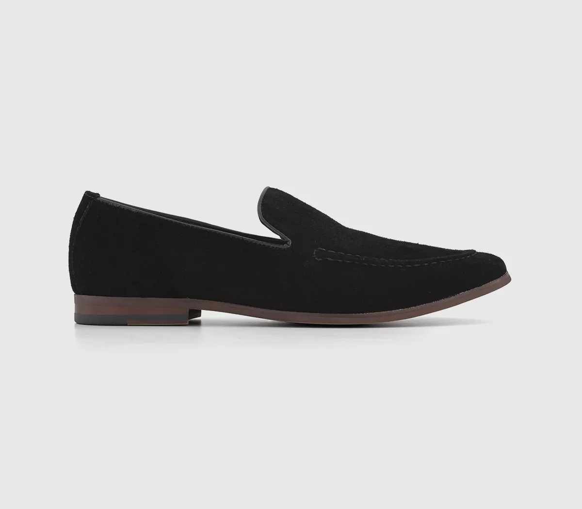 OFFICE Cody Slip On Loafers Black Suede