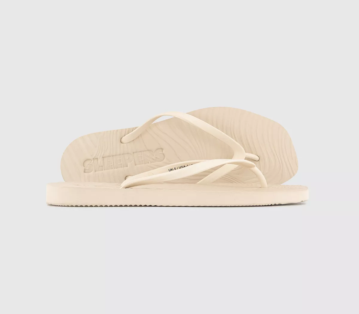 Sleepers Sleepers Tapered Flip Flops Eggnog