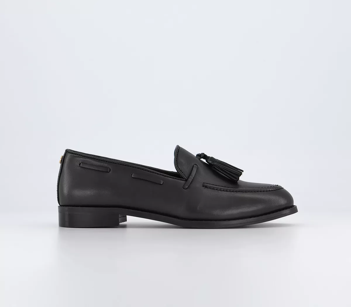 OFFICE Forrest Tassel Loafers Black Leather