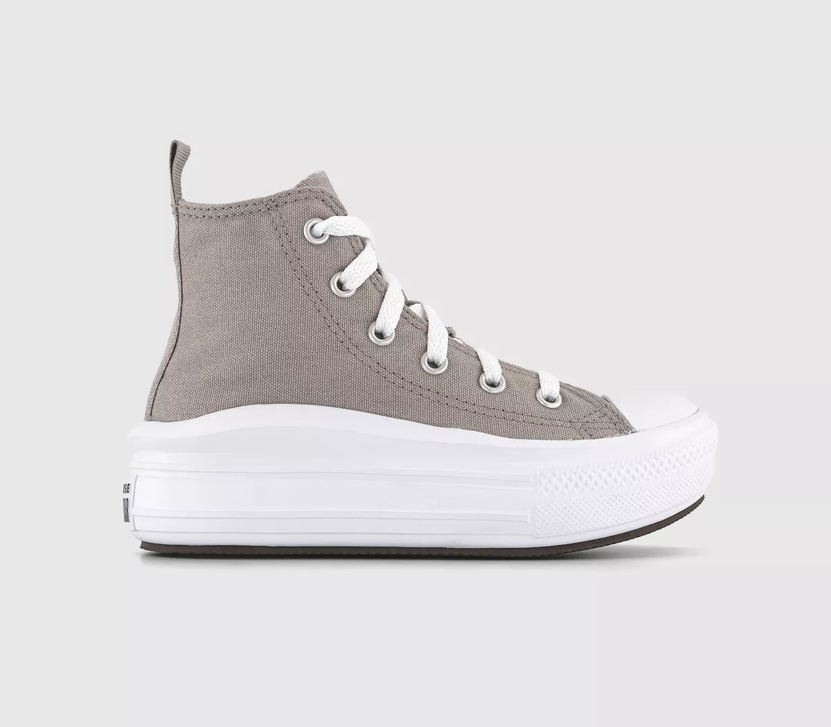 Converse All Star Move Kids Trainers Wonder Stone White Black
