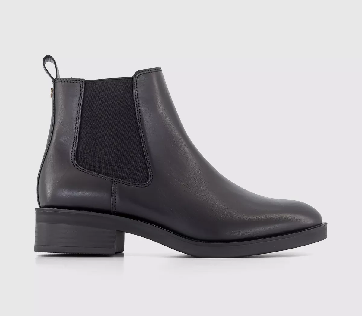 OFFICE Avatar Clean Sole Chelsea Boots Black Leather