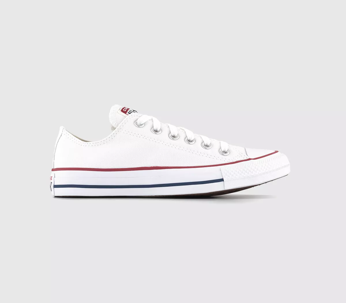 Converse All Star Low Trainers White Canvas