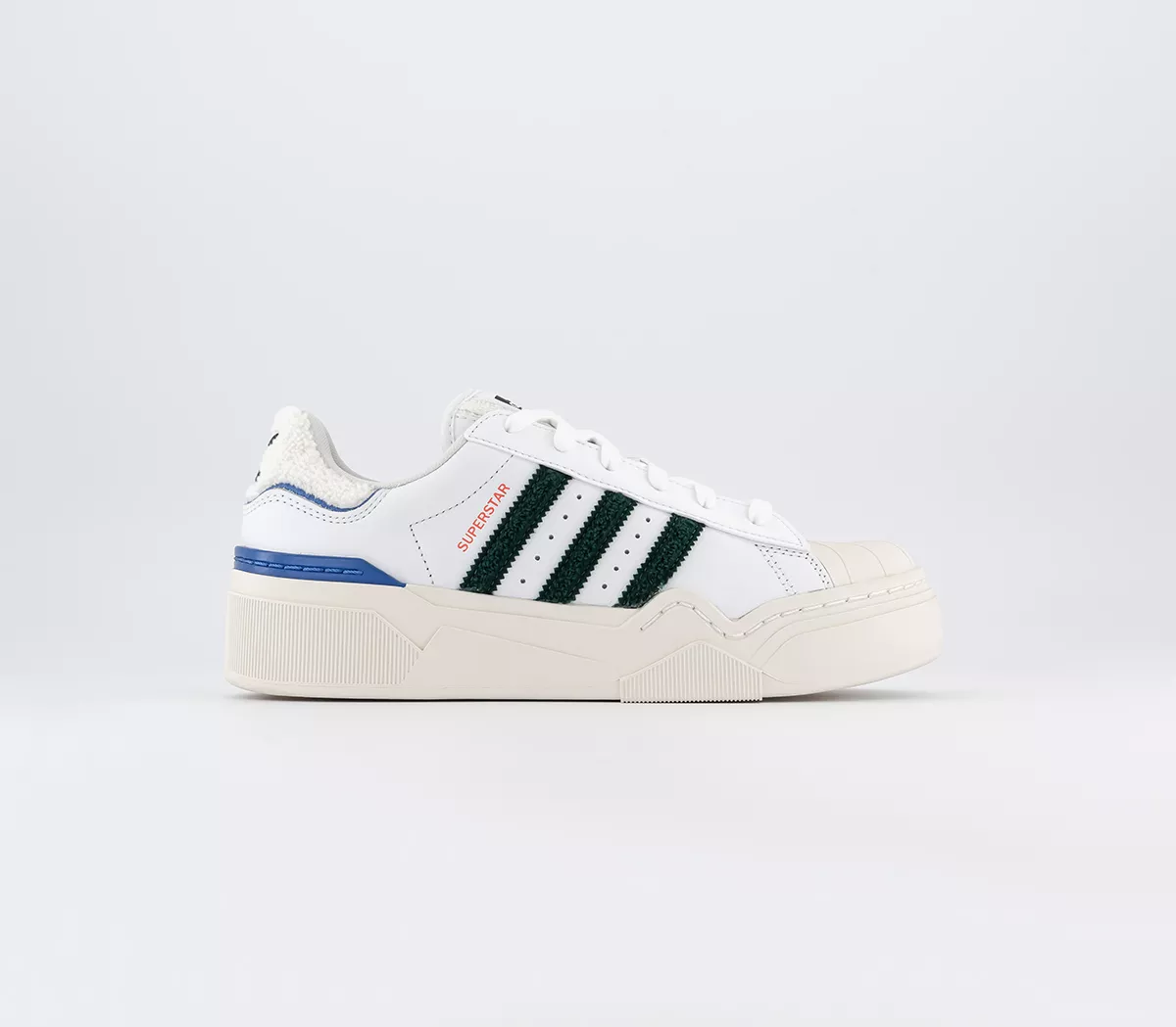 adidas Superstar Bonega 2b W Trainers White Dark Green Bright Royal
