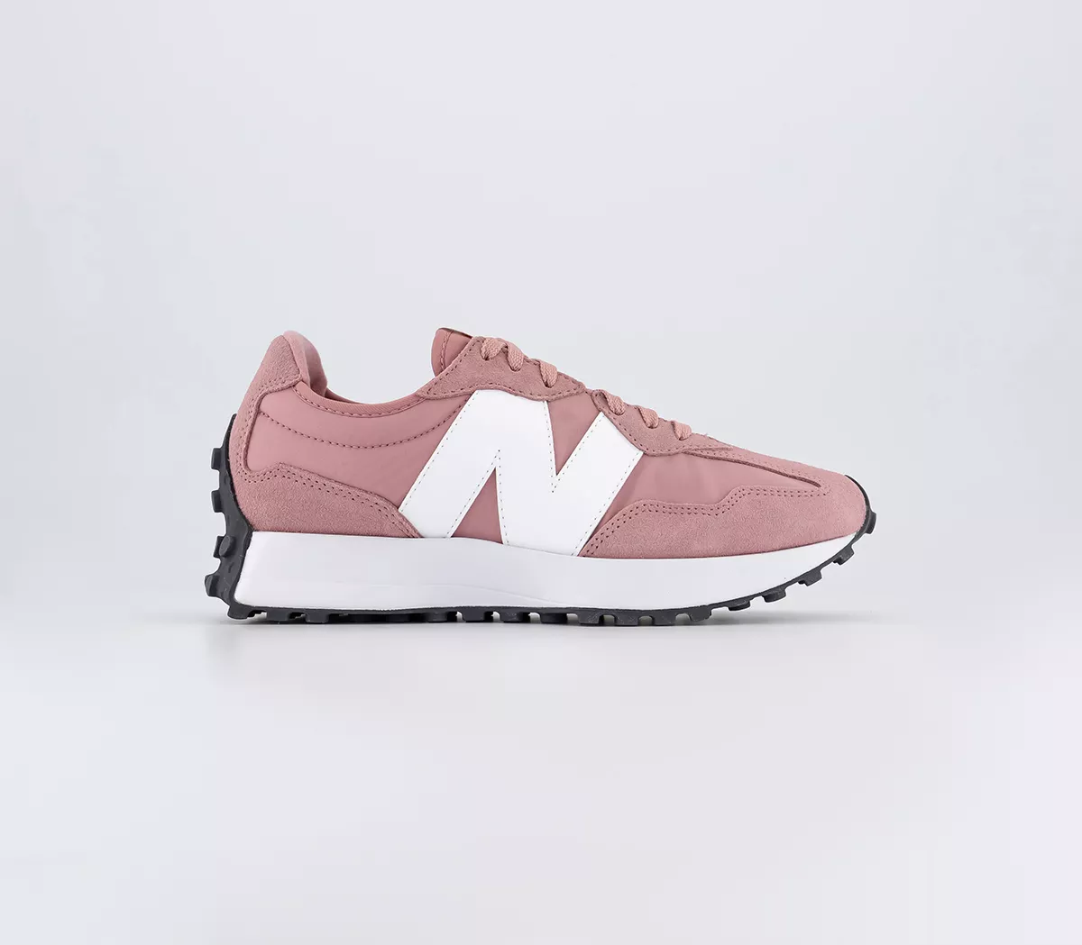 New Balance 327 Trainers  Hazy Rose White  Black