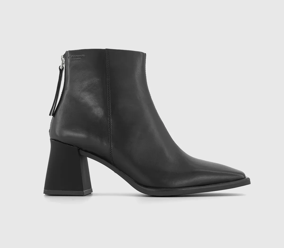 Vagabond Shoemakers Hedda Zip Ankle Boots Black