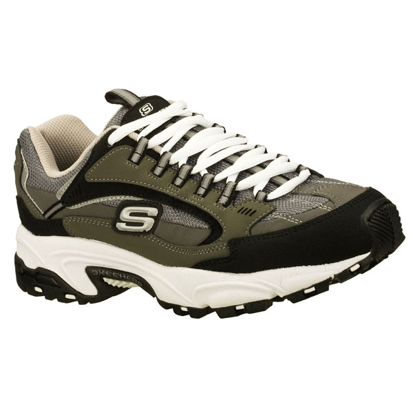 Skechers Men Extra Wide Fit (4E) Shoes - Nuovo Charcoal/Black