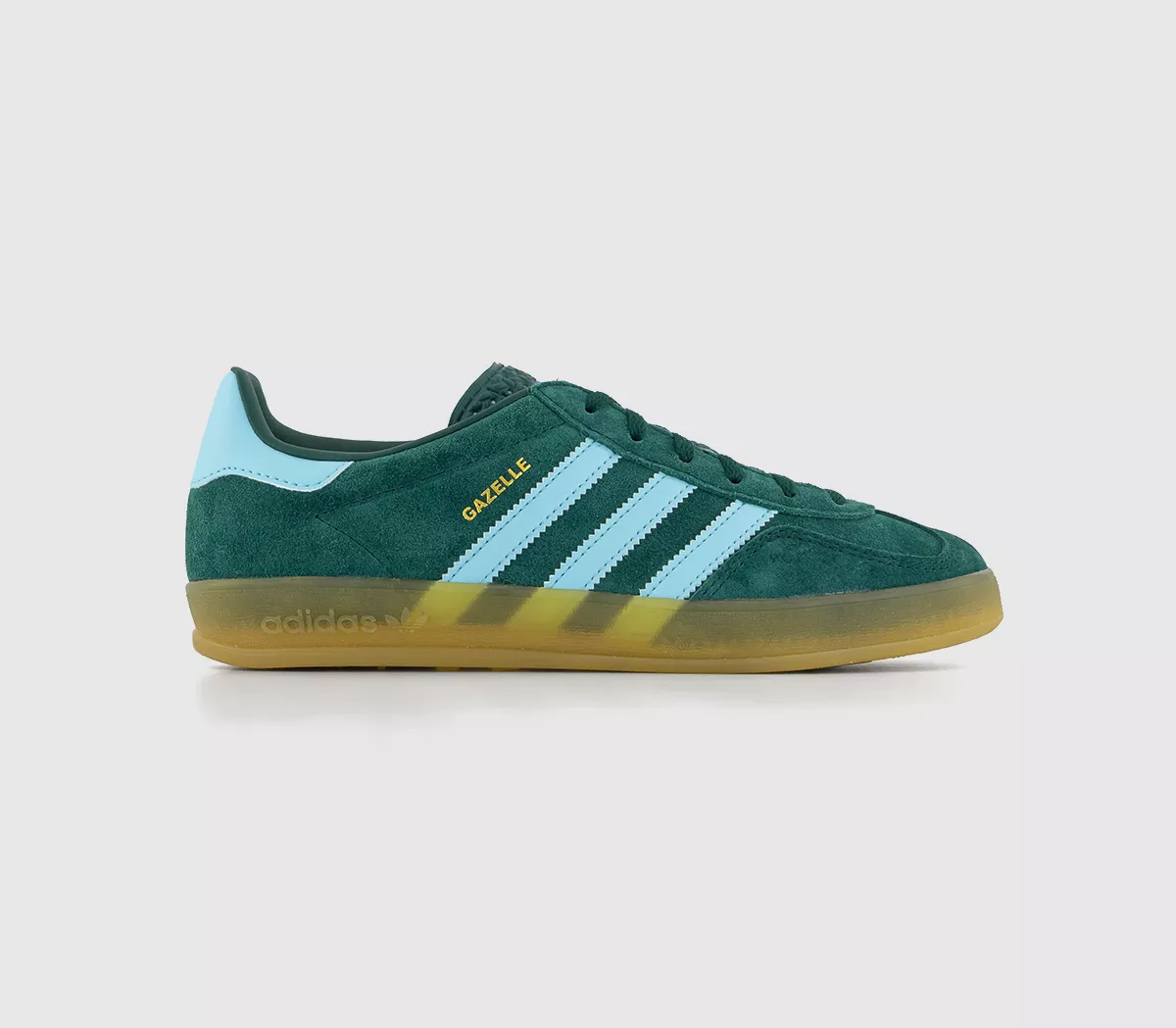 adidas Gazelle Indoor Trainers  Collegiate Green Hazy Sky Victory Gold