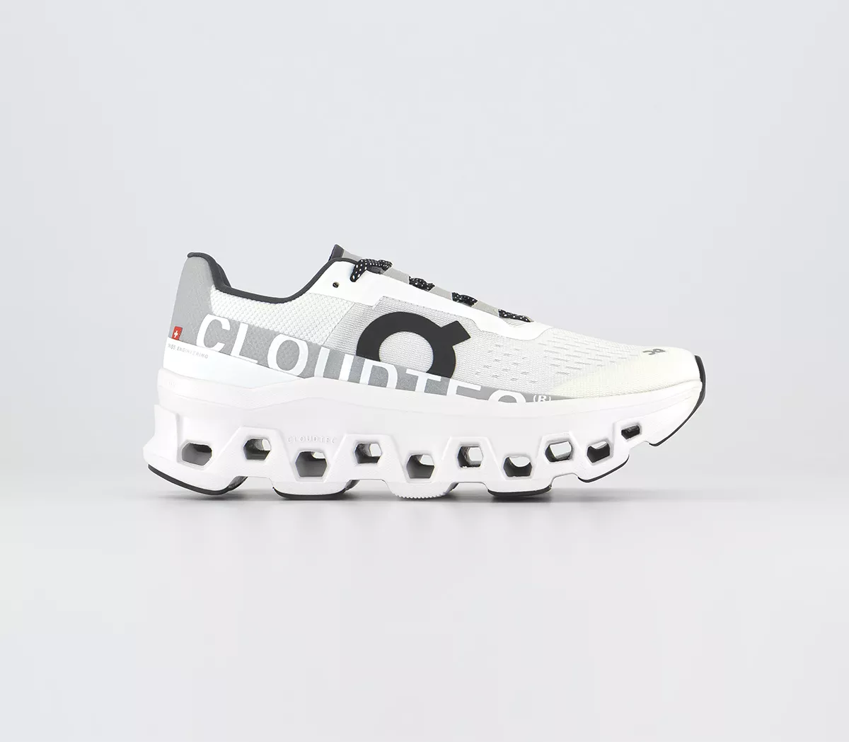 On Running Cloudmonster Trainers W Undyed White White F