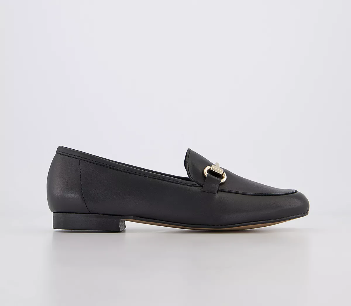 OFFICE Fairmont Snaffle Loafers Black Leather