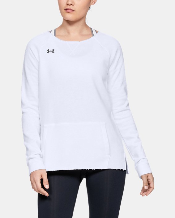 Women's UA Hustle Fleece Crew