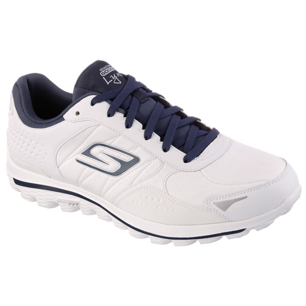 Skechers Men Extra Wide Fit (4E) Shoes - Lynx LT White/Navy